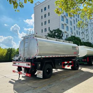 Su misura 25m ³ camion petroliera nuova condizione 8x4 ruote motrici trasmissione manuale materiali in acciaio alluminio Design completo rimorchio - Product Image 4