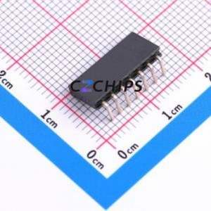 HX PM2.0-1x7P WC H6.35 Pin Socket Bent Lead Through Hole,P=2mm Connector 1x7P 2mm Square Hole Right Angle Insert - Product Image 2