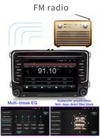 Écran radio GPS de navigation avec DSP RGB et émetteur FM pour VW Golf CC Passat, compatible avec CarPlay sans fil et Android Auto, RNS510 RCD360 Pro VW