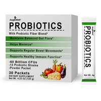 AegleWell OEM Poudre Probiotique Monodose pour Maintenir une Flore Intestinale Équilibrée, Favoriser des Transit Intestinaux Réguliers, Soin Digestif Quotidien