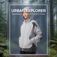 Veste d'extérieur légère, imperméable, respirante, à capuche, avec fermeture éclair, coupe-vent, unisexe, toutes saisons, designs tendance