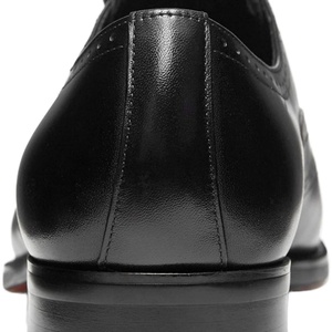 Chaussures Oxford de mariage formelles pour hommes, en cuir véritable de luxe, faites à la main, avec design perforé au laser, style vintage, confortables - Product Image 5