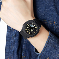 Jam Tangan Sport Digital SKMEI 2091 Tahan Air Layar LED Tali 18mm Casing ABS Dial Resin