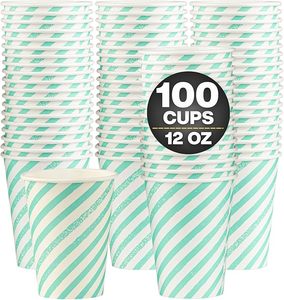 Vaso de papel táctil de doble pared personalizado con estampado en caliente dorado, vaso de papel kraft para café con tapa y funda. - Product Image 4