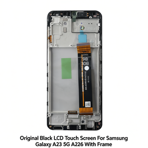 Pantalla táctil LCD negra original para Samsung Galaxy A23 5G A236 con marco - Product Image 2