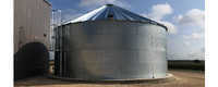 Ftsilo Landwirtschaftliche Wasseraufbereitung 100000 Liter Verzinkter Stahlsilo-Tank Langlebiger Reservoir mit 1 Jahr Garantie 4,5m*3,36m 10000kg
