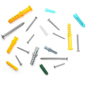 Kit de 482 vis autoperceuses en acier inoxydable et plastique M6, vis d'ancrage pour cloisons sèches, boîte de vis à haute capacité de charge - Product Image 3