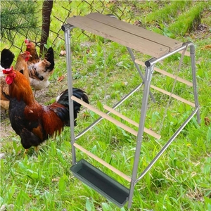 Juego de Parque de Juegos Personalizado para Gallineros con Percha de Metal y Madera, Parque de Entrenamiento para Aves, Percha para <span class=keywords><strong>Gallinas</strong></span> y Pavos - Product Image 6