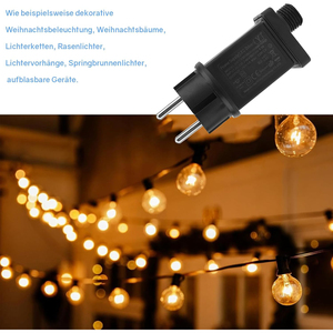 5V <strong>12V</strong> 24V 31V 36V <strong>Adapter</strong> for String Lights With 8 Modes Transformer for Holiday Decorations Outdoor Festive Lighting Options - Product Image 4