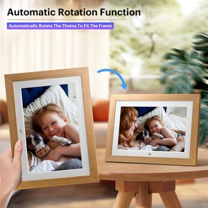Digital Picture Frame with Remote Control, 10.1 Inch Digital Photo Frame 1280 * 800 IPS Screen, Removable Wooden Frame for Gift - Product Image 4