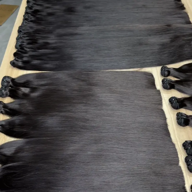 brazilian 12 a grade ready to ship indian human weave hair raw hair bundles unprocessed double weft for wholesale