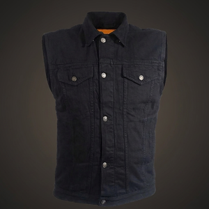 Chaleco Vaquero Personalizado de PRIMEAGE INDUSTRIES, Estilo Casual para Hombre, 100% Algodón, Ecológico, de Secado Rápido y Transpirable - Product Image 3