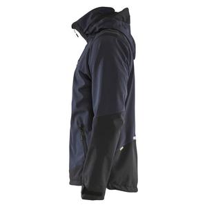 BLAKLADER - 474925138633XXL Veste Softshell Bleu marine foncé/Jaune haute visibilité-EAN 7330509892541 HI-VIS WORKWEAR - Product Image 3