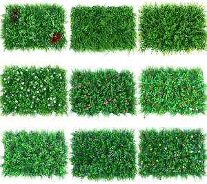 Panel Decorativo de Eucalipto <span class=keywords><strong>Artificial</strong></span> de Milán, Fondo de Plástico Moldeado por Inyección, Ecológico, para Decoración de Jardín Exterior en Pascua - Product Image 1