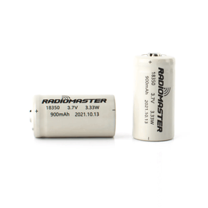 HOT 2pcs/lot Radiomaster 3.7V 900mah 18350 Li-ion Cell Battery for Zorro Radio Transmitter Remote Controller FPV <b>Racing</b> <b>Drones</b> - Product Image 3