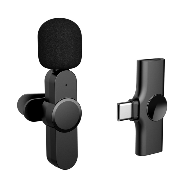 2024 Ultra Low Price High Quality Lightweight Lavalier Lapel Microphone Noise Cancelling Wireless Top Fashion Accessory