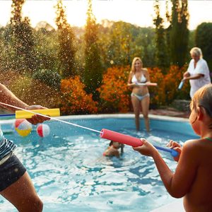 KOUYIKOU nuova estate EVA pistola ad acqua di aspirazione per bambini <span class=keywords><strong>mini</strong></span> schiuma pistola ad acqua all'aperto spiaggia spruzzi acqua cannone giocattolo