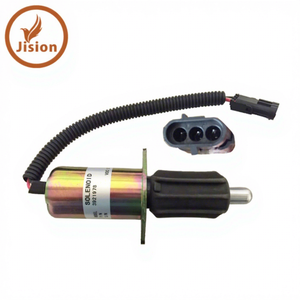 Vanne solénoïde d'arrêt de carburant pour engins de construction 3921978 - Product Image 1