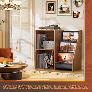 Simple floor-<b>standing</b> bookshelf, <b>record</b> cabinet, floor-<b>standing</b> storage unit, modular storage cabinet - Product Image 2