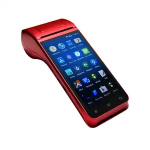 Araba park ekipmanları Z91 Pos sistemi için sağlanan ücretsiz SDK Android 9.0 ile WiFi/4G/Bluetooth iletişim mobil kart okuyucu