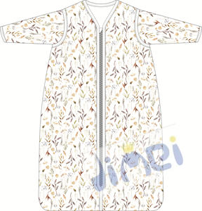 Sac de couchage personnalisable pour bébé et bébé, moyen et petit lot, sac de couchage d'emmaillotage antibactérien à impression numérique avec fermeture à glissière - Product Image 5