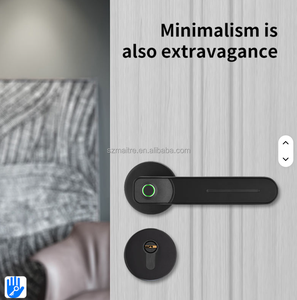 Tuya ứng dụng trong nhà thông minh xử lý mức độ Hợp kim nhôm khóa cửa Mở khóa bằng điện thoại di động và morse Mã làm việc với cửa liên hệ với cảm biến - Product Image 4