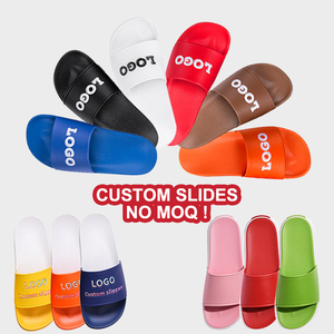 OEM negro personalizado diapositivas calzado <span class=keywords><strong>sandalia</strong></span> PVC, logotipo personalizado zapatillas hombres llano en blanco sandalias deslizantes, zapatillas logotipo personalizado <span class=keywords><strong>sandalia</strong></span> deslizante - Product Image 4