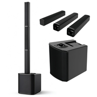 Système de sonorisation portable professionnel à colonne active de 15 pouces, 1500 W, étanche avec DSP pour événements intérieurs et extérieurs