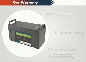 Deep Cycle Rechargeable 12V Battery Pack Iron Phosphate Lifepo4 Battery 120Ah With BMS for Backup Power Supply - Product Image 4