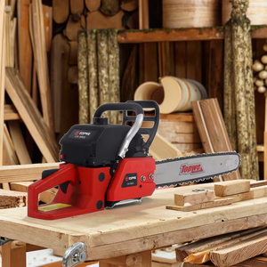 TOPWE Wholesale Petrol Chain Saw Professional Wood <b>Cutting</b> <b>Machine</b> 82cc 2 Stroke Chain Saw for <b>Cutting</b> <b>Trees</b> - Product Image 2