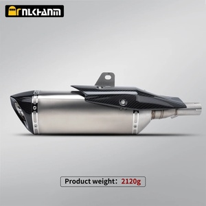 New AK Carbon Fiber <strong>Escape</strong> Muffler for Hon X-ADV750 Motorcycle Exhaust System Modification for X-ADV750 - Product Image 2