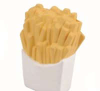 Balle anti-stress souple en forme de hot-dog en PU, jouets anti-stress personnalisés en forme d'aliments, balles anti-stress pour soulager le stress, jouets promotionnels pour enfants, cadeau en gros