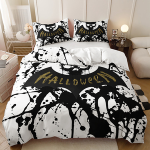 Set Copripiumino in Tessuto di Poliestere Ecologico con Stampa Anime di Alta Qualità per Halloween e Natale - Product Image 6