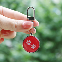 Étiquettes de chien en époxy NFC imprimées sur mesure, contrôle d'accès, étiquette d'identification d'animal familier en silicone avec code QR, porte-clés, produits de contrôle d'accès en plastique HF