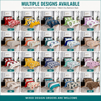 Parure de lit 100% coton 3 places King Size, drap plat, 6 pièces, comprenant 2 taies d'oreiller + 4 taies d'oreiller pour le salon