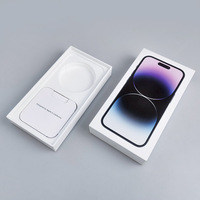 Boîte d'emballage pour smartphone, produit électronique consommable, boîte en papier, modèle personnalisé, petite boîte d'emballage pour téléphone portable, vente chaude