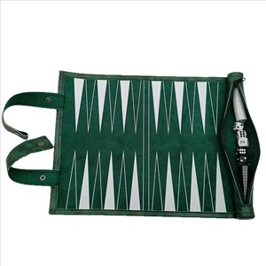 Stocked Travel Roll up <strong>Backgammon</strong> Luxury <strong>Backgammon</strong> <strong>Board</strong> Game Portable Suede <strong>Backgammon</strong> Game for GIfts - Product Image 4