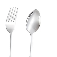Ensemble de couverts portables écologiques en acier inoxydable avec baguettes, cuillères, fourchettes et couteaux en métal pour les fêtes, la maison et le camping