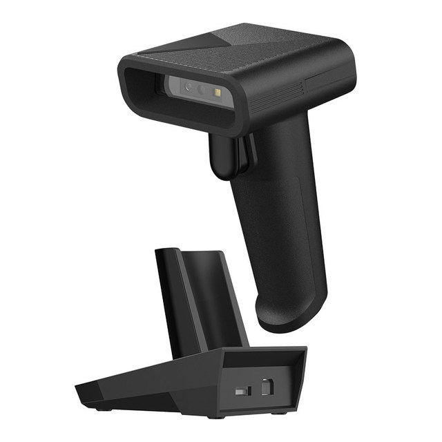 For S716 Wireless 2D Barcode Scanner USB/Wireless 2.4G Auto Sensing in Stock for Pharmacy Logistics Retail Warehouse Inventory