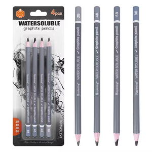 Set di Matite per Schizzi in Grafite Keep Smiling, Matite per Sfumature in Scala di Grigi, Set Professionale per Artisti - Product Image 2
