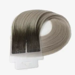 100% Natural Virgin Remy Eurasian Hand colored tape Virgin Hair extension