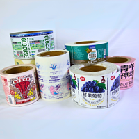 Étiquettes de boissons imperméables imprimées sur mesure, autocollantes, pour bouteilles et gobelets, pour jus de fruits