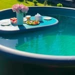 <span class=keywords><strong>Piscina</strong></span> Inflable Redonda con Cubierta, <span class=keywords><strong>Piscina</strong></span> Elevada Rígida de DWF para Uso Familiar en el Patio Trasero y Uso Comercial - Product Image 4