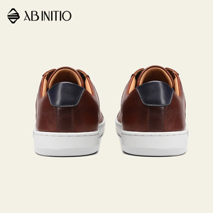 <span class=keywords><strong>Zapatillas</strong></span> Deportivas de Cuero Marrón para Hombre, Nuevas, a la Moda, Personalizables, de Marca, al por Mayor - Product Image 3