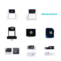 Filet de Microphone arrière noir pour iPhone 15 Pro Max 14 Plus 13 12 11 Pro Max Xs Max Microphone Anti poussière maille