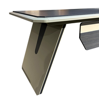 Table de bureau moderne et minimaliste en forme de L, bureau d'ordinateur en bois