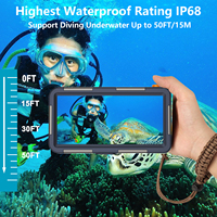Upgrade Generasi ke-2 15 Meter Diving Universal Professional PC Shellbox 360 Perlindungan Anti Guncangan Tahan Air Casing Ponsel
