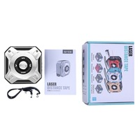 Mètre à ruban laser numérique 3 en 1, ruban en acier de 5 m, télémètre laser de 40 m avec écran LCD