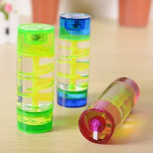 Wholesale Acrylic Colorful Oil Drop Sand Timer Clocks Hourglass For Liquid Motion Toys
