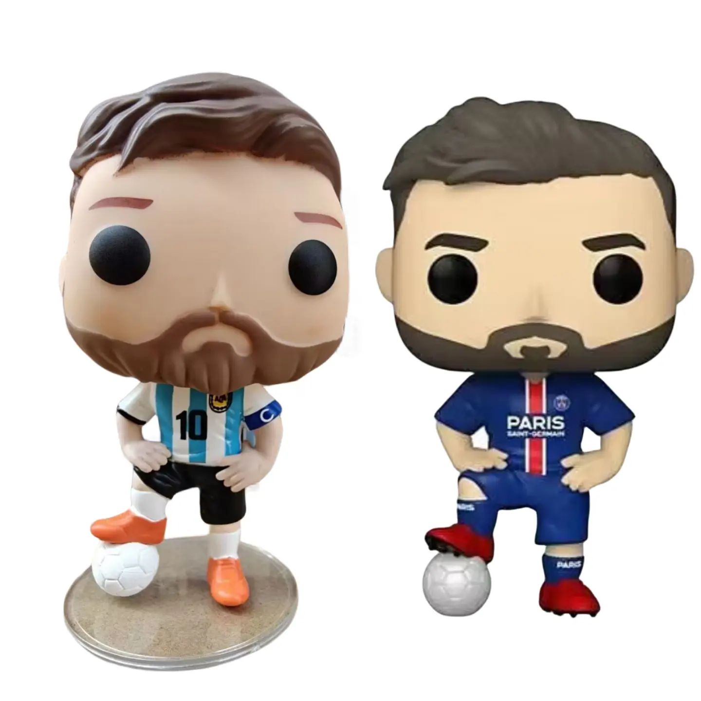 Funkos Pop Messi sports soccer star PVC Resin Crafts Gift sets Action Figures kids Toys football